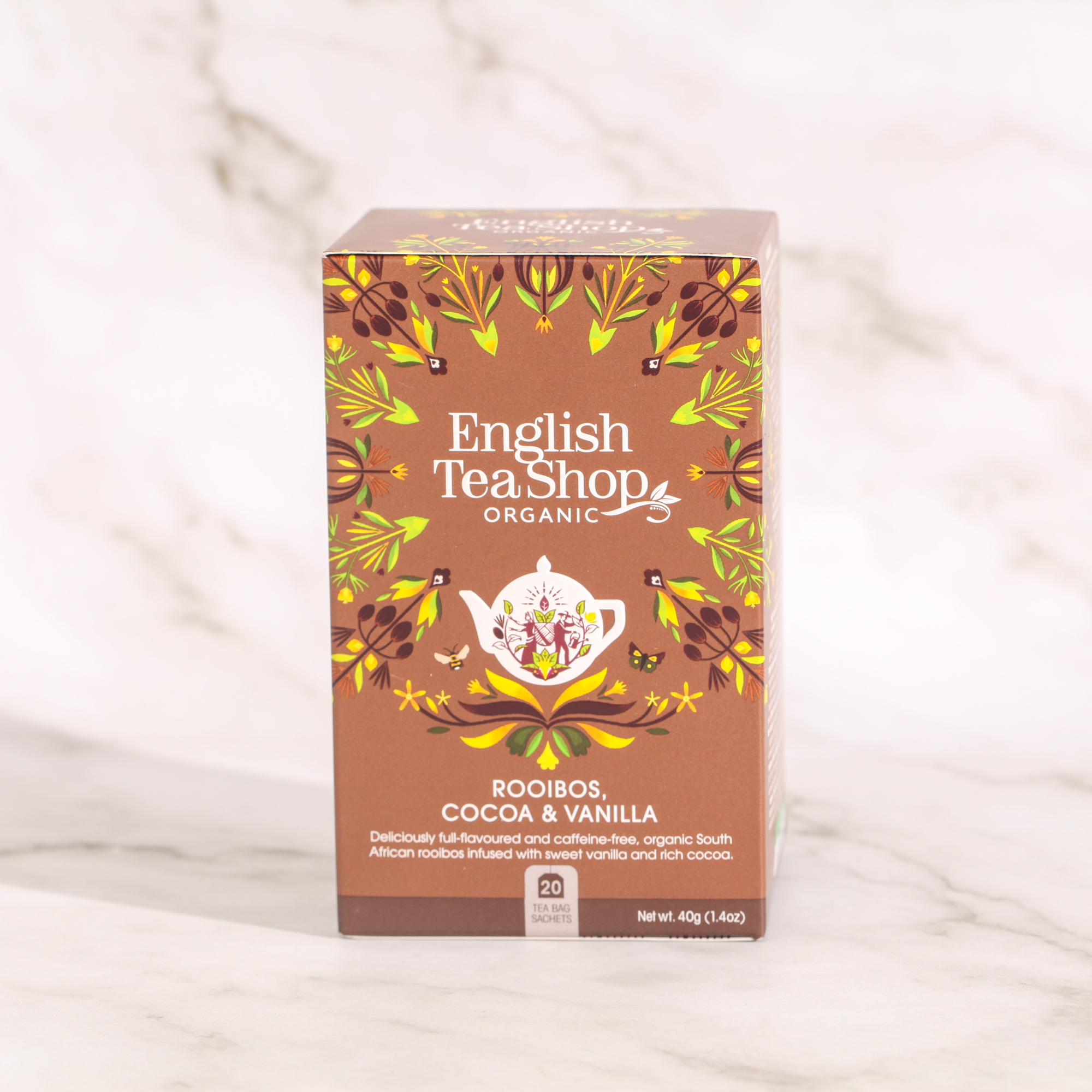 Organic Cocoa Rooibos & Vanilla Tea - English Tea Shop